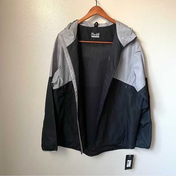 Under Armour Mens Jacket L Gray Pullover Rain All weather Gear Windbreaker Army - Picture 16 of 16